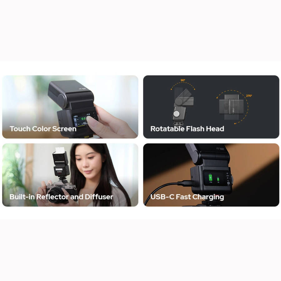 Godox iT32 TTL Mini Multi Mount Flash