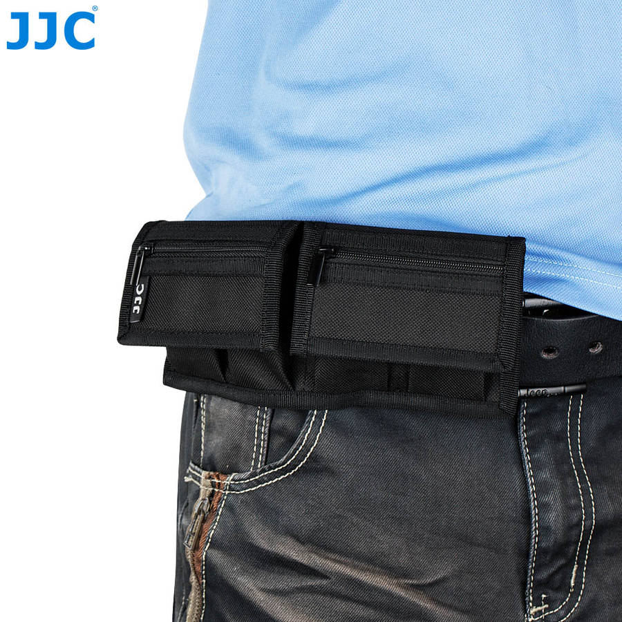 JJC BC-P4 Battery Pouch for 2 x Camera Batteries & Memory Cards