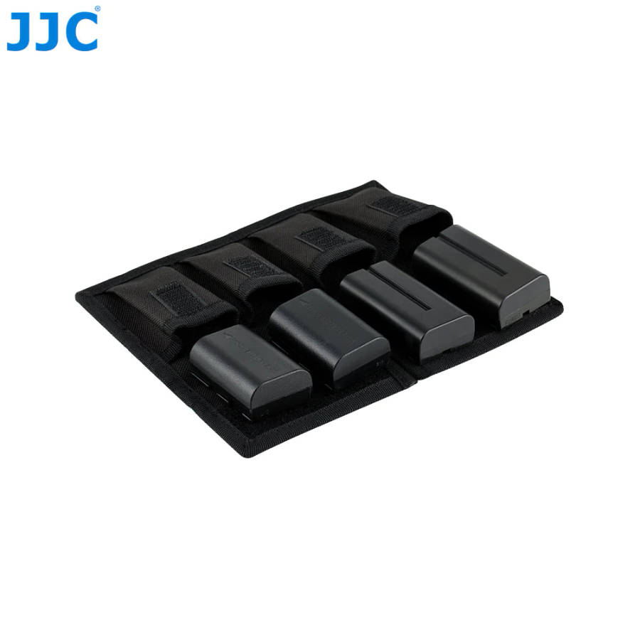 JJC BC-P4 Battery Pouch for 2 x Camera Batteries & Memory Cards