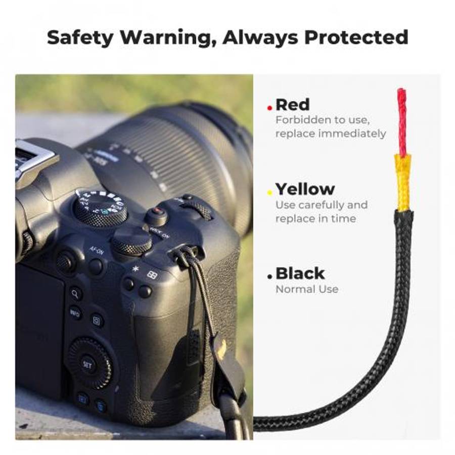 K&F Urban Wander Camera Neck Strap (Black)