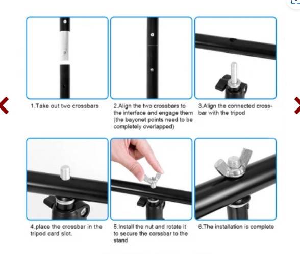 Selens T-Type  Backdrop Stand (2 x 2.6m)