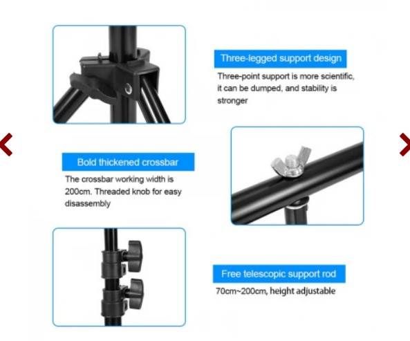Selens T-Type  Backdrop Stand (2 x 2.6m)