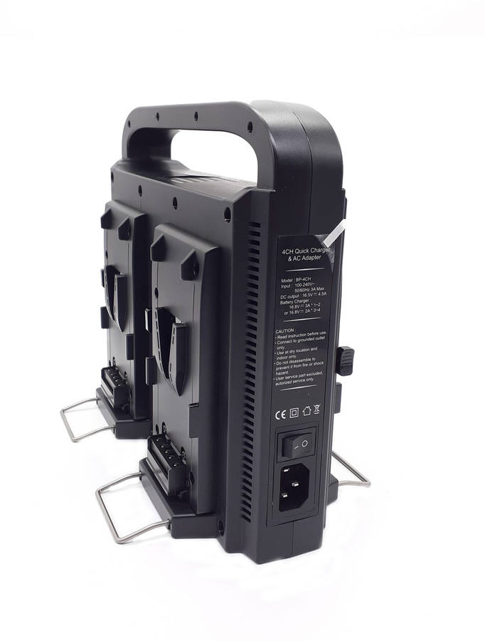 Beston BP-4CH Rapid Charger for 4x V-Lock Batteries