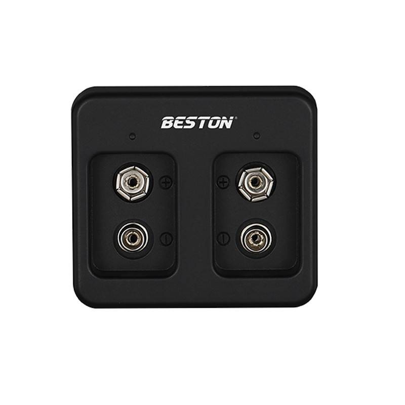 Beston M7005 2 Bay Smart Charger for 9V-800mAh Rechargeable Lithium-Ion Batteries