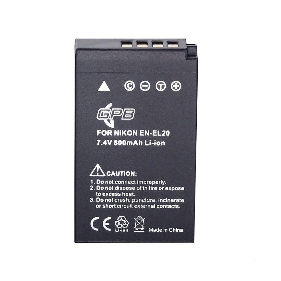 GPB Nikon EN-EL20 Rechargeable Digital Camera Battery