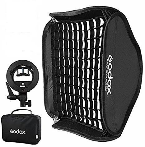 Godox SGGV6060 Softbox Diffuser + Grid with S2-type Bowens Mount Bracket