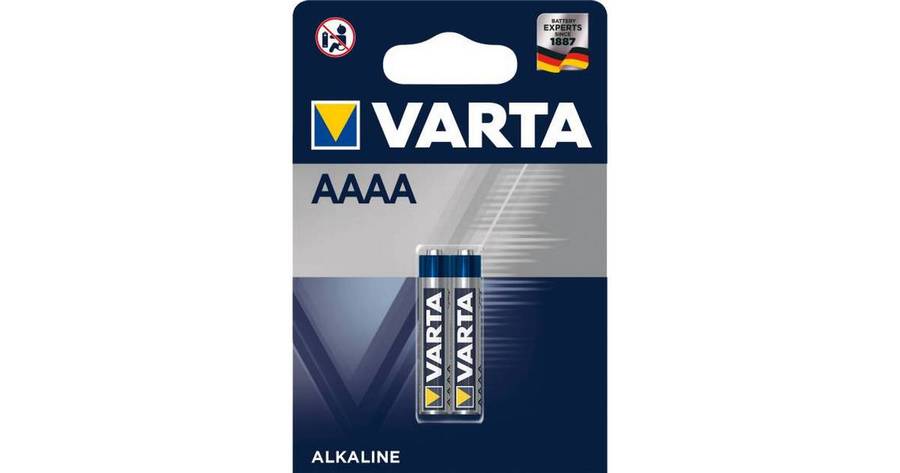 Varta AAAA 1.5V Alkaline Batteries (Card of 2)
