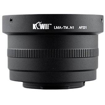 Kiwifotos Lens Mount Adapter for T-mount Lenses to Nikon 1 Mount Camera Body
