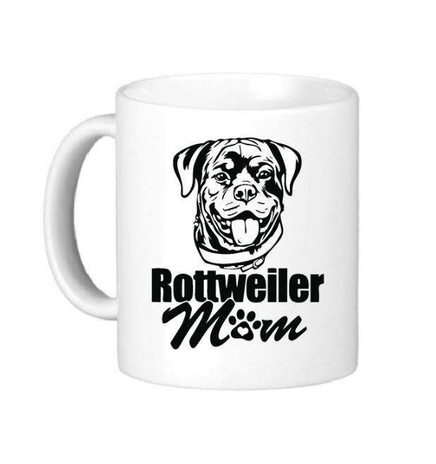 Rottweiler Mom Coffee Mug