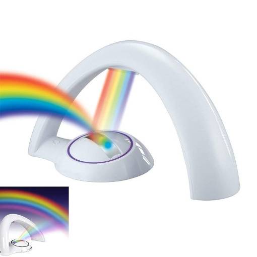 LED Rainbow Projector Night Light