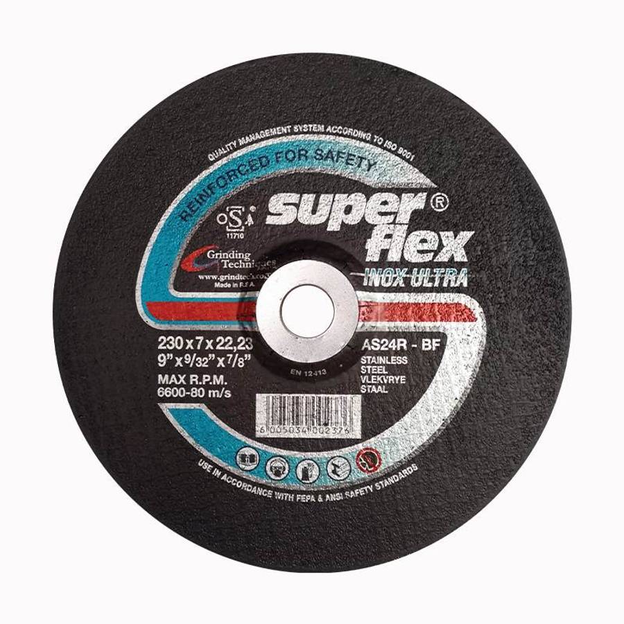 Superflex Professional Angle Grinding for STAINLESS STEEL 180MM -3 PACK