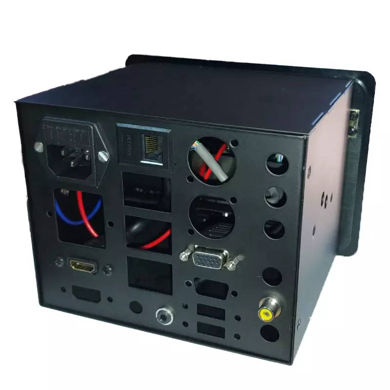 Gas Popup Panel / Popup Desk with 3pin Electrical Plug and HDMI, VGA, Audio, Composite & RJ45 Net...