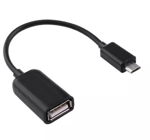 Micro USB Male To USB Female OTG Host Cable (Connect USB Flash Drive to Phone)