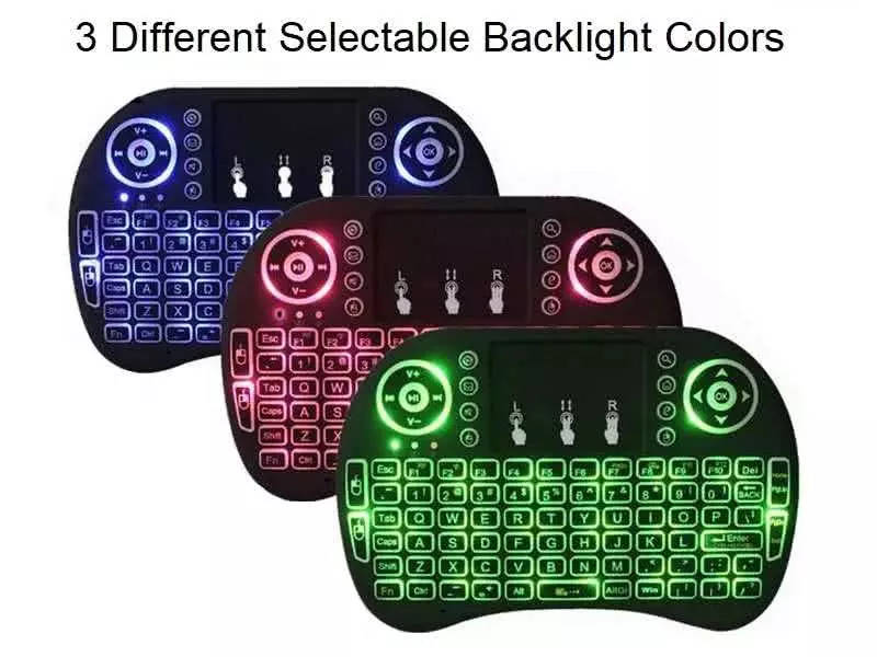 Mini Wireless Keyboard &amp; Touchpad for Media Players / PC's / Laptops with Backlight