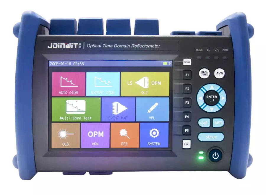 Fiber Optic OTDR Tester | JW3302E  | Optical Time Domain Reflectometer | VFL, LS, OLS, OPM, FE1 T...