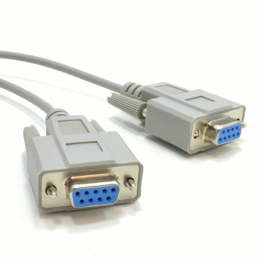 Variable Lengths 9-pin DB9 RS232 Cable | Male to Female RS232 Extension | Male to Male Serial Cab...