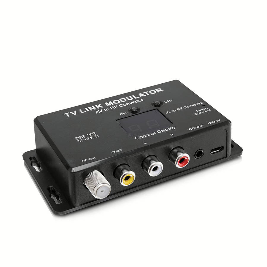 RF Modulator - AV to RF Converter with IR Extender