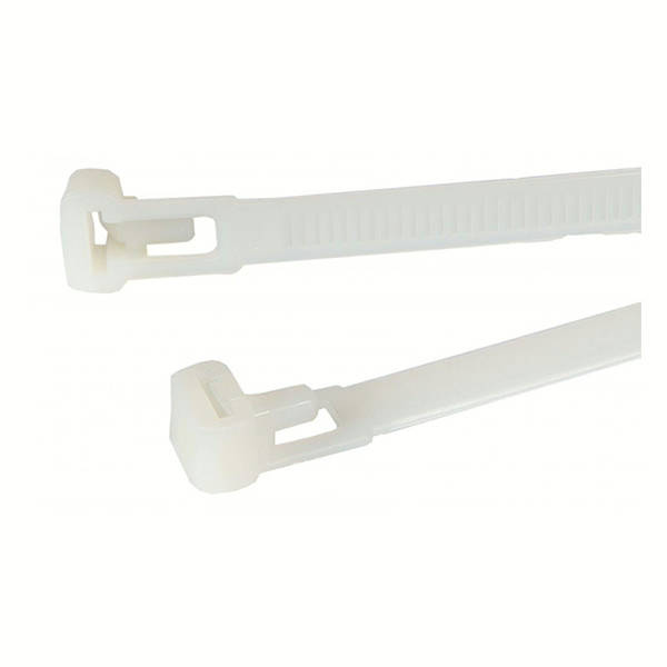 100 Pack Reusable Cable Ties | Plastic Fastener Cable Organizer | Various Lengths| Various Colors