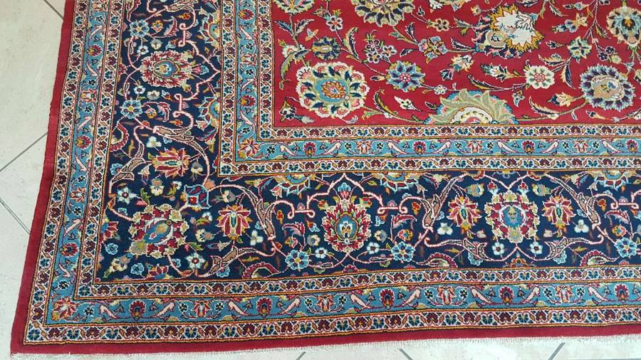 Persian Kashan Carpet 424cm x 303cm Hand Knotted