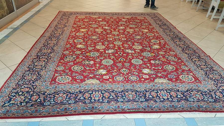 Persian Kashan Carpet 424cm x 303cm Hand Knotted