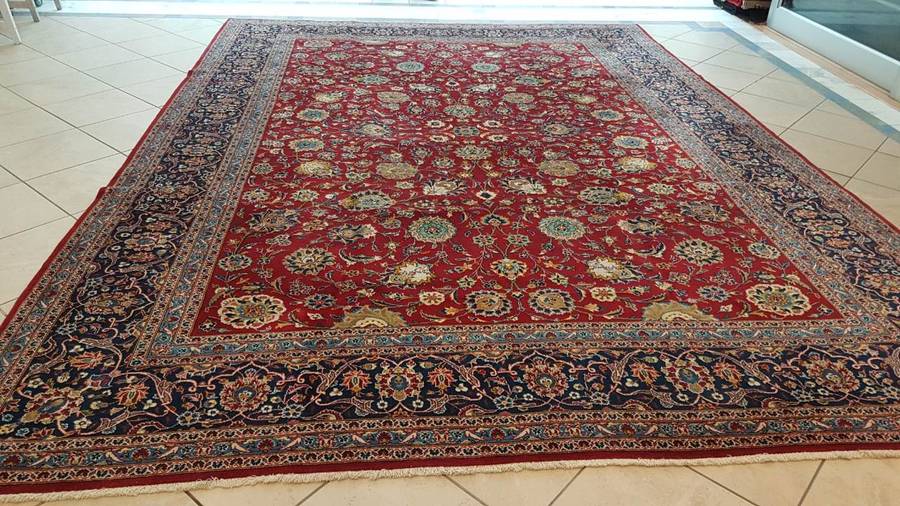 Persian Kashan Carpet 424cm x 303cm Hand Knotted