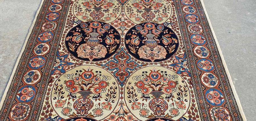 Very Fine Persian Sarough Carpet 300cm x 200cm Hand knotted