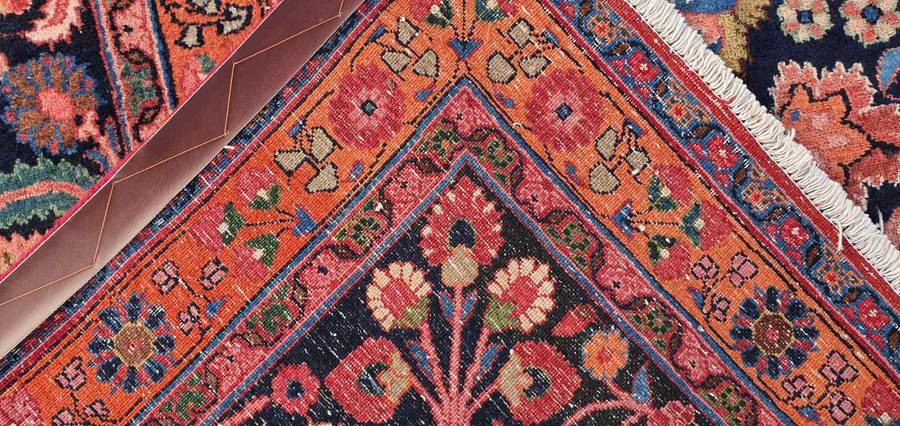 Very Fine Persian Semi Antique Moud Carpet 408cm x 307cm Hand Knotted