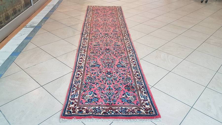 Persian Sarough Carpet 370cm x 85cm Hand Knotted