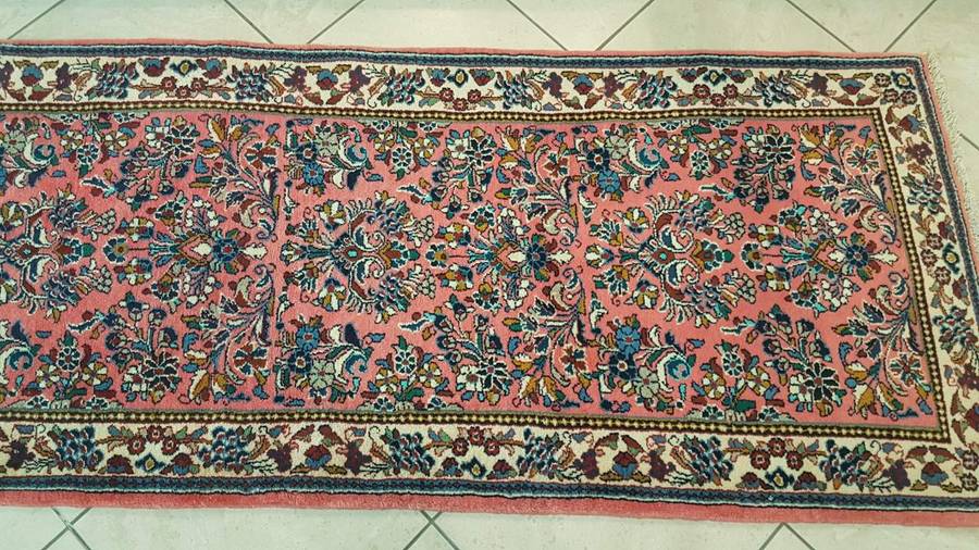 Persian Sarough Carpet 370cm x 85cm Hand Knotted