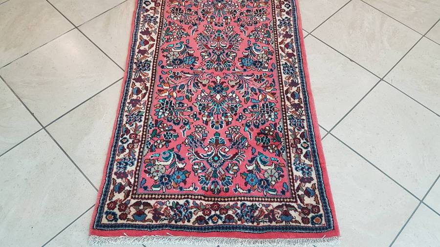 Persian Sarough Carpet 370cm x 85cm Hand Knotted