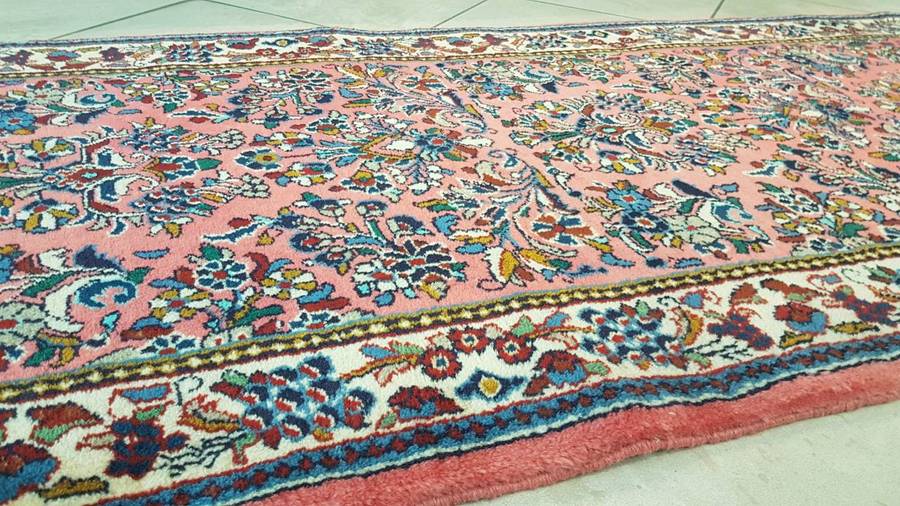 Persian Sarough Carpet 370cm x 85cm Hand Knotted