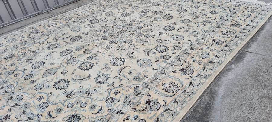 Persian Nain Carpet 335cm x 254cm Hand Knotted