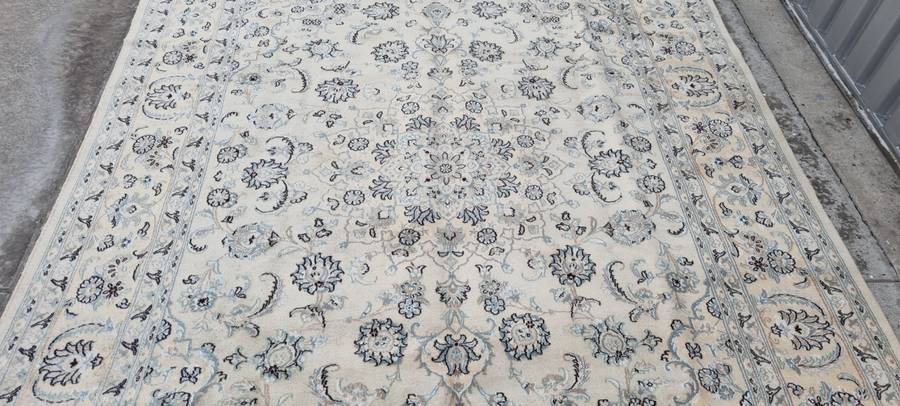 Persian Nain Carpet 335cm x 254cm Hand Knotted