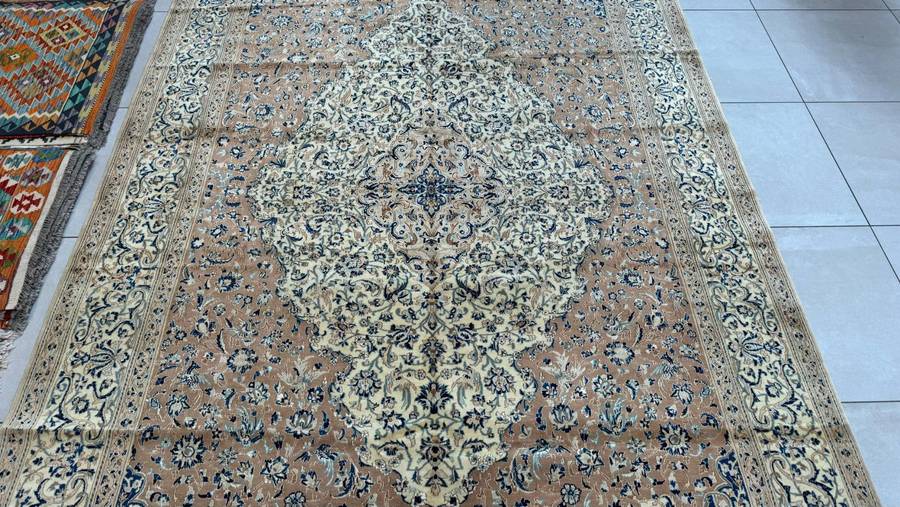 Very Fine Persian Nain Carpet 345cm x 220cm Hand Knotted