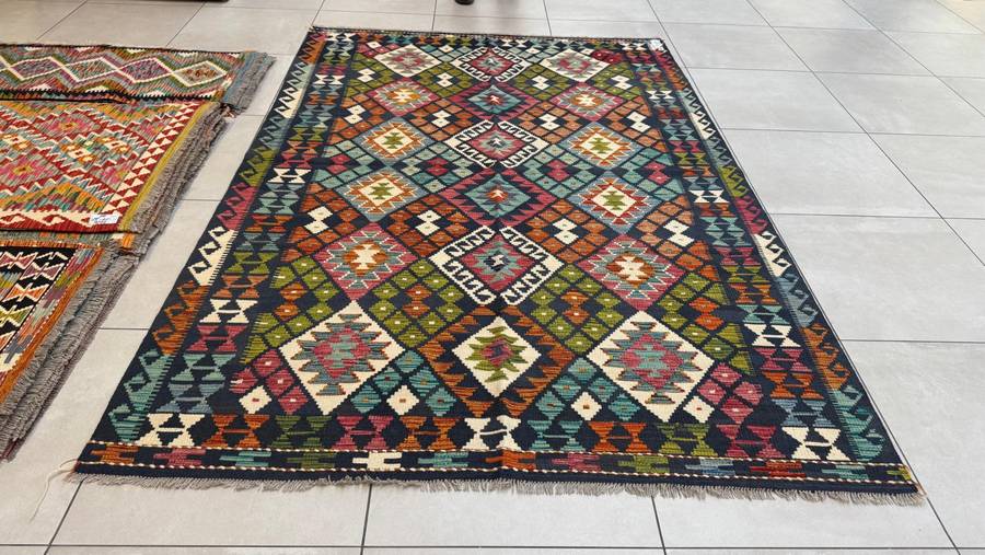 Afghan Chobi Kilim 257cm x 178cm Hand Made