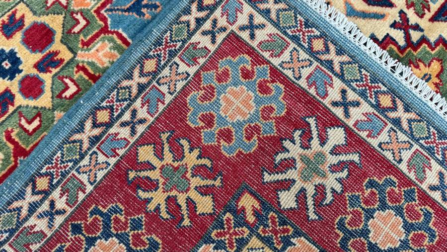 Afghan Kazak Carpet 300cm x 200cm Hand Knotted
