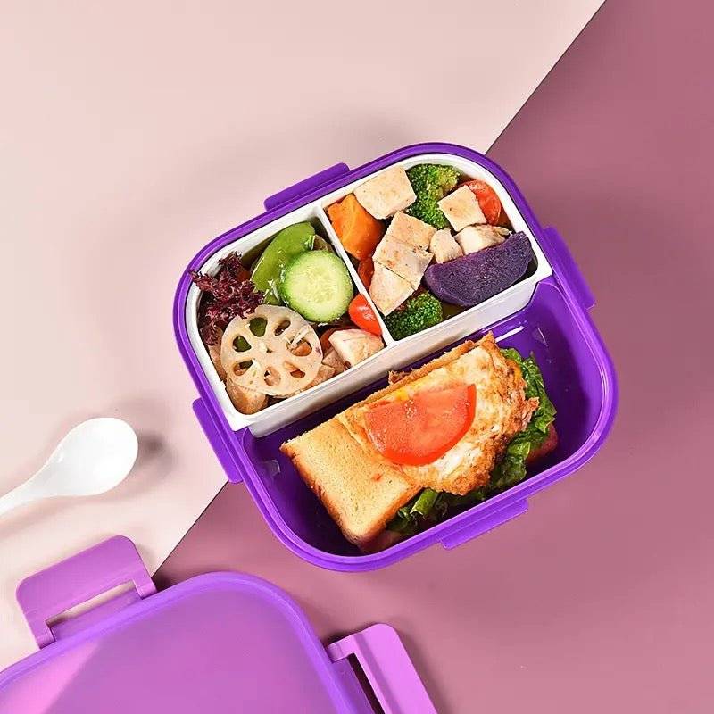 3 Compartment Lunchbox and bottle set