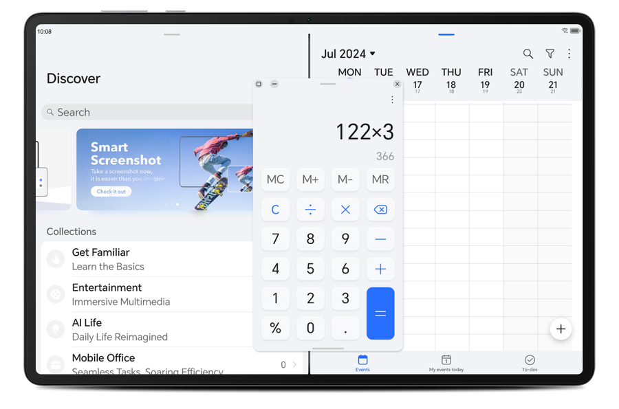 Smart Screen Split, Multi Tasks on One Screen.