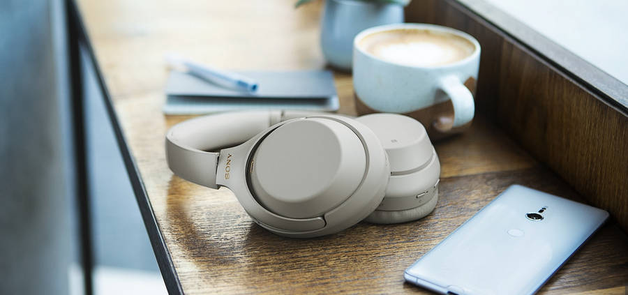 Sony WH-1000XMK3 Wireless Bluetooth NFC Headphones - Silver
