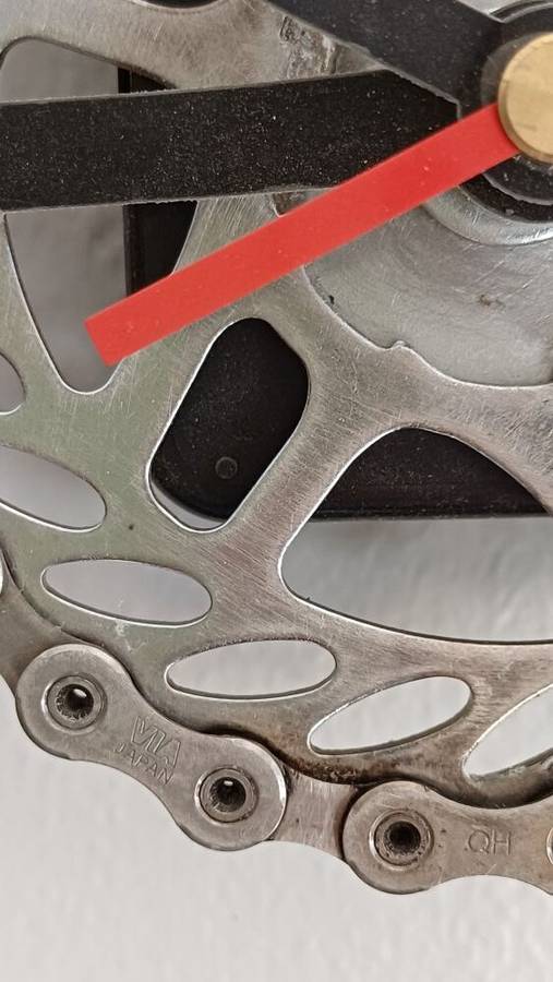 Chain and Sprocket Wall Clock