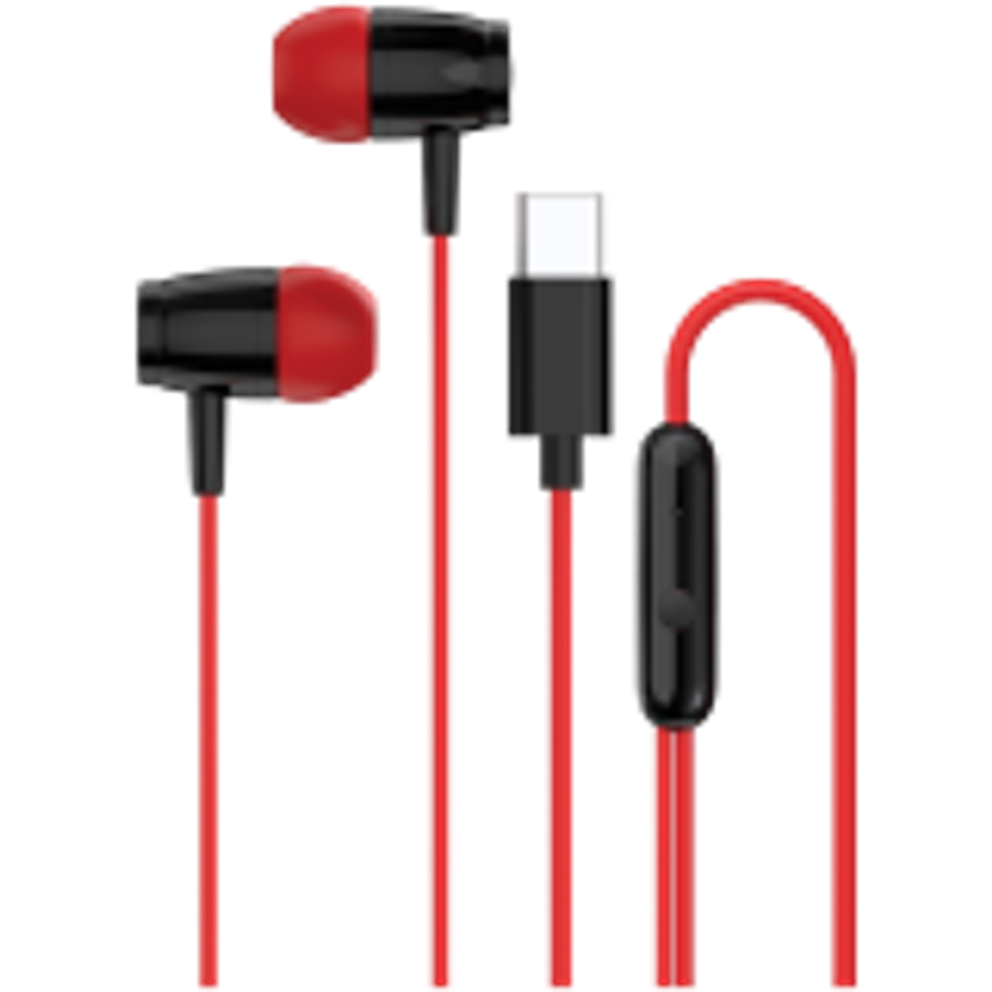 CANYON headphones SEP-5 TYPE-C Red