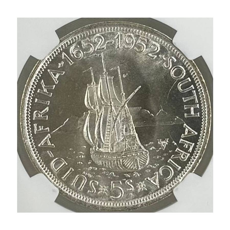 1952 South Africa 5 Shillings MS 65 NGC