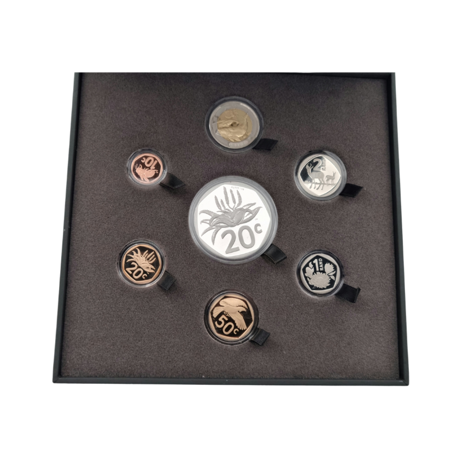 2025 South Africa Silver Proof Set 1oz 20c (Aloe)