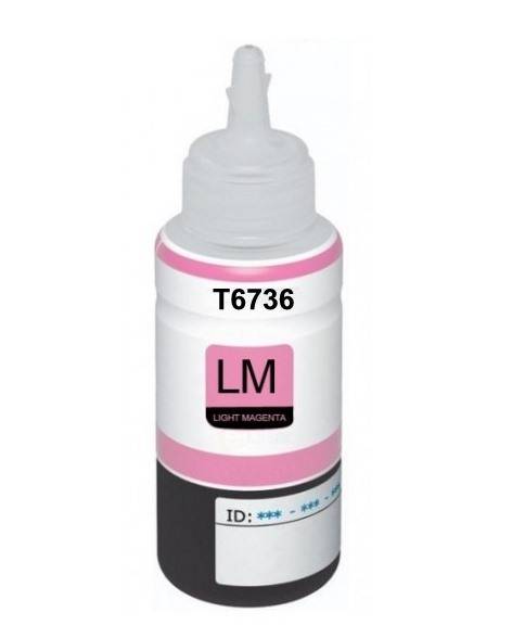 Epson T6736 Light Magenta CISS 70ml Ink Bottle - Compatible