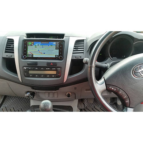 Toyota Hilux Fortuner Double Din Android Touch Screen GPS Navigation Bluetooth USB Radio Unit With C