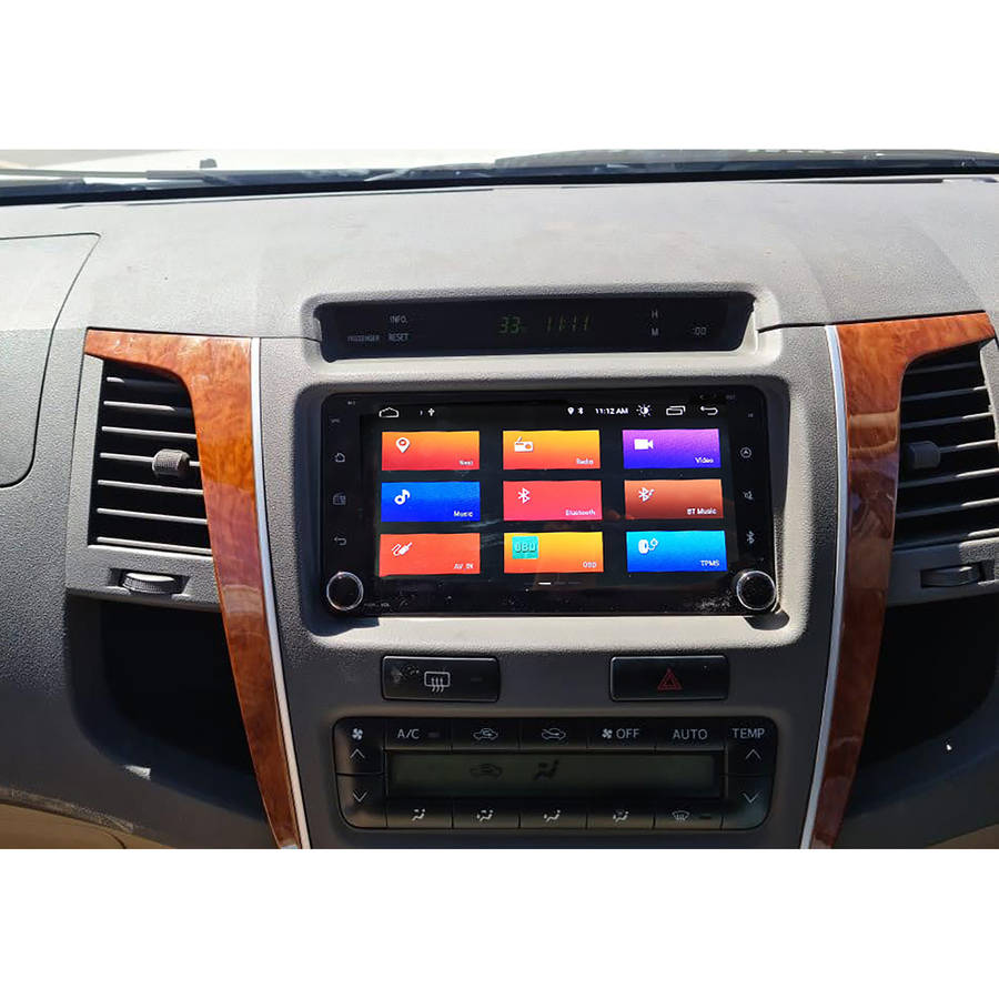 Toyota Hilux Fortuner Double Din Android Touch Screen GPS Navigation Bluetooth USB Radio Unit With C