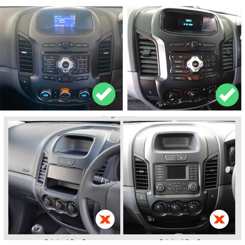 High Spec Ford Ranger T6 2011 to 2015 Android Navigation Radio With Carplay