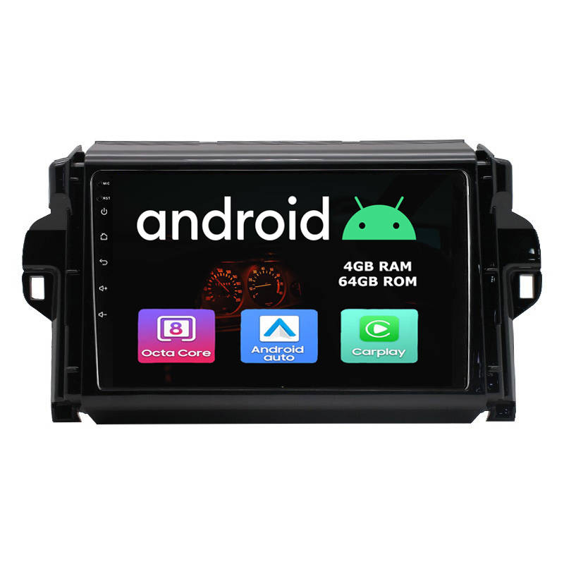 Android GPS Navigation Radio With Carplay for Toyota Fortuner 2016 to 2023