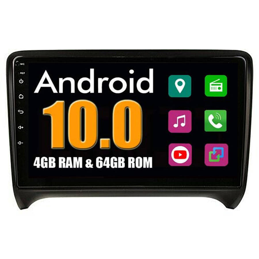 Audi TT 2006 - 2014 High Spec Android Touch Screen GPS Navigation Bluetooth Radio Unit System with C