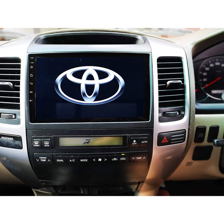 9 Inch Toyota Prado 120 2003- 2009 High Spec Android Touch Screen GPS Navigation Bluetooth Radio Uni